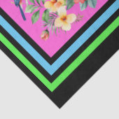 Kleurrijke Tropical Birds Tegel Patroon Decoupage Tissuepapier (Detail)