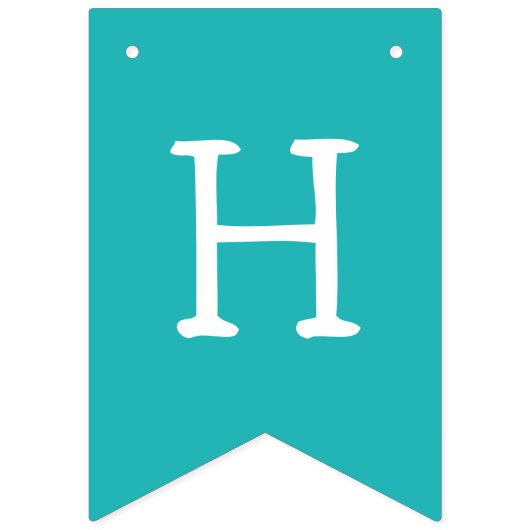 Kleurrijke Tropical Oerwoud Animals Happy Birthday Vlaggetjes (Tweede vlag)