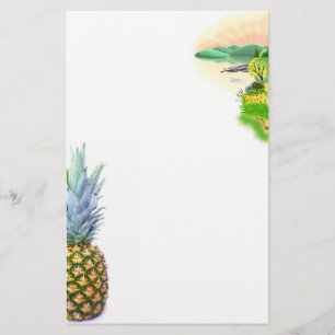 Kleurrijke Tropisch van het Dessert van het Strand Flyer