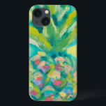 Kleurrijke tropische anananas iPhone 13 hoesje<br><div class="desc">Kleurrijke tropische anananas. Artiest: Jennifer Goldberger. Afbeelding-ID: 106375GG.</div>