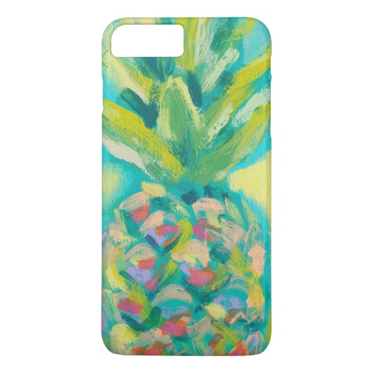 Kleurrijke tropische anananas Case-Mate iPhone case (Achterkant)