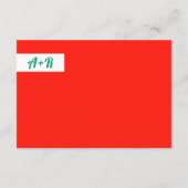 Kleurrijke tropische bladeren, boog maximalistisch informatiekaartje (Achterkant)