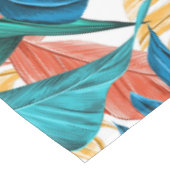 Kleurrijke tropische bladeren, exotisch patroonont tafelkleed (Gekanteld)