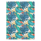 Kleurrijke tropische bladeren, exotisch patroonont tafelkleed (Voorkant)