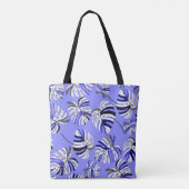 Kleurrijke tropische bladeren, modern luxe patroon tote bag (Achterkant)
