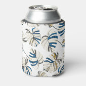 Kleurrijke tropische bladeren, modern patroon. blikjeskoeler (Blikje Achterkant)