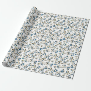 Kleurrijke tropische bladeren, modern patroon. cadeaupapier