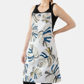 Kleurrijke tropische bladeren, modern patroon. schort (Insitu)