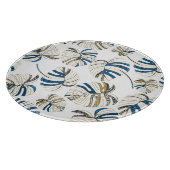 Kleurrijke tropische bladeren, modern patroon. snijplank (Hoek)