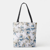 Kleurrijke tropische bladeren, modern patroon. tote bag (Achterkant)