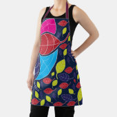 Kleurrijke tropische bladeren Natuur Schort (Insitu)