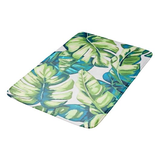 kleurrijke tropische bladeren van bananen en van M Badmat (Gekanteld)