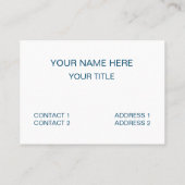  kleurrijke tropische bladeren  visitekaartje (Achterkant)