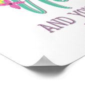 kleurrijke tropische bloemen en inspirerend toucan poster (Hoek)