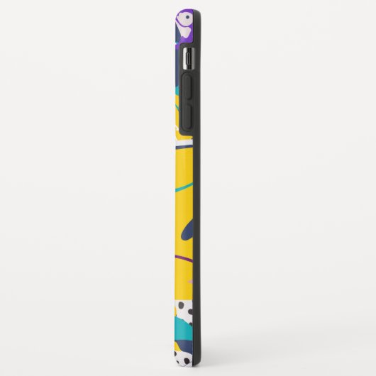 Kleurrijke tropische bloemen en vogelcollage Case-Mate iPhone case (Achterkant/links)