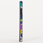 Kleurrijke tropische bloemen en vogelcollage Case-Mate iPhone case (Achterkant/rechts)