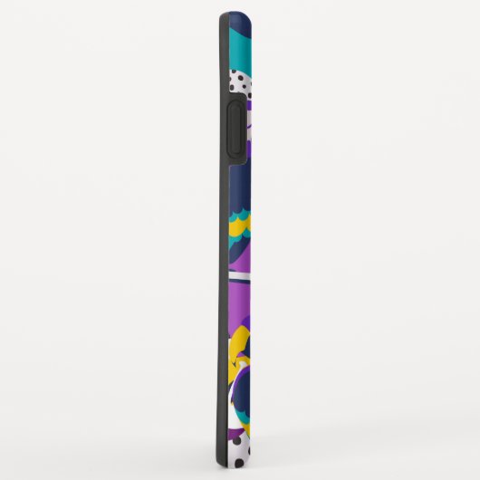 Kleurrijke tropische bloemen en vogelcollage Case-Mate iPhone case (Achterkant/rechts)