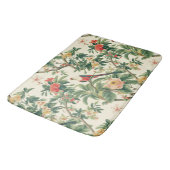 Kleurrijke tropische bloemen Vogels Badmat (Gekanteld)