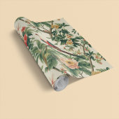 Kleurrijke tropische bloemen Vogels Cadeaupapier