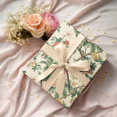 Kleurrijke tropische bloemen Vogels Cadeaupapier