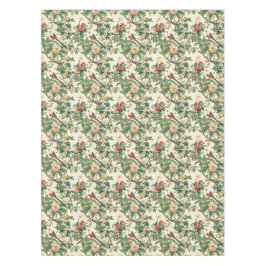 Kleurrijke Tropische Bloemen Vogels Tafelkleed
