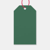 Kleurrijke tropische bloemenbruiloft dank u cadeaulabel (Achterkant)