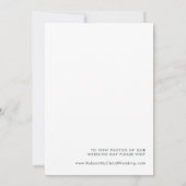 Kleurrijke tropische Floral | Aankondiging van de  (Achterkant)