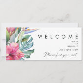 Kleurrijke tropische Floral | Koptekst van de stoe (Voorkant)