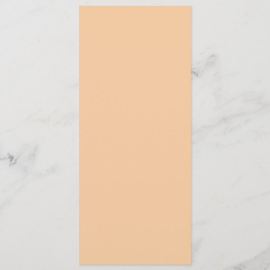 Kleurrijke tropische Floral | Peach Weddenrennen Menu (Achterkant)