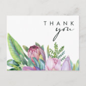 Kleurrijke tropische Floral | Weddenschap Hartelij Briefkaart (Voorkant)