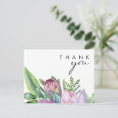 Kleurrijke tropische Floral | Weddenschap Hartelij Briefkaart (Staand voorkant)