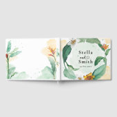 Kleurrijke tropische Floral Wedding Gastenboek (Volledig)
