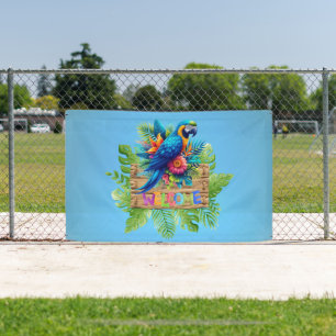 Kleurrijke tropische/Hawaïaanse welkom Spandoek