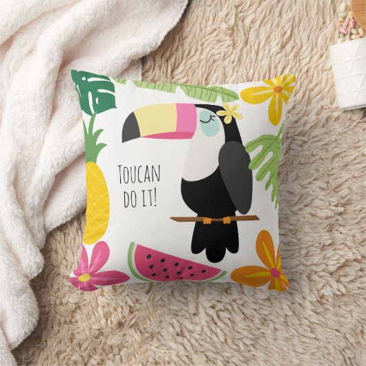 Kleurrijke tropische Natuur Kussen (Deken)