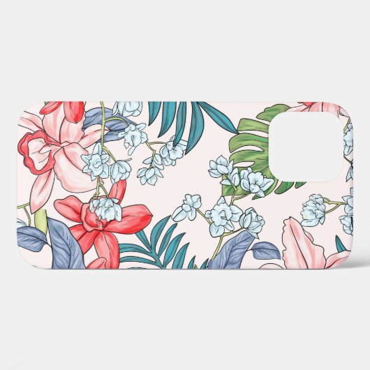 Kleurrijke Tropische Oerwoud Naadloze Print Case-Mate iPhone Case (Achterkant (horizontaal))