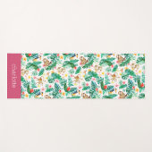 Kleurrijke tropische Oerwouden gepersonaliseerd Yogamat (Voorkant (horizontaal))