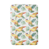 Kleurrijke tropische papegaai badmat (Voorkant Verticaal)