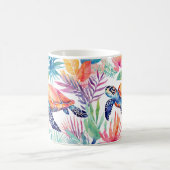 Kleurrijke tropische Seattle Ocean Sealife Koffiemok (Center)