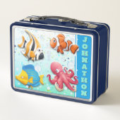 Kleurrijke tropische vis - Aangepast Kind (Achterkant)