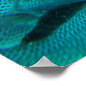 Kleurrijke tropische vis en koraalrif in de oceaan poster (Hoek)