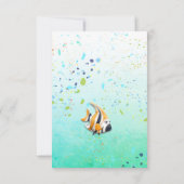 Kleurrijke Tropische Vis Kinderen Verjaardag Uitno Kaart (Achterkant)