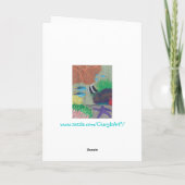 Kleurrijke Tropische vis schilderen Wenskaarten Kaart (Achterkant)