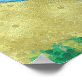 Kleurrijke Tropische vis schilderij Poster (Hoek)