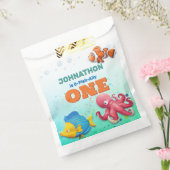 Kleurrijke tropische viskinderen van afgelopen dag bedankzakje (Gezegeld)