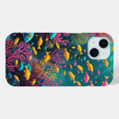 Kleurrijke tropische vissen Case-Mate iPhone case (Achterkant (horizontaal))