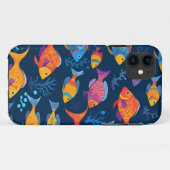 Kleurrijke tropische vissen Case-Mate iPhone case (Achterkant (horizontaal))
