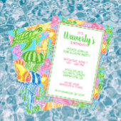 Kleurrijke Tropische Vissen Feest Uitnodigingen