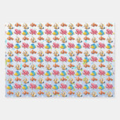 Kleurrijke tropische vissen inpakpapier vel (Voorkant 2)