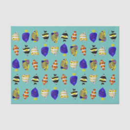 Kleurrijke tropische vissen tissuepapier