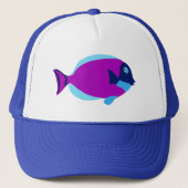 Kleurrijke tropische vissen trucker pet (Voorkant)